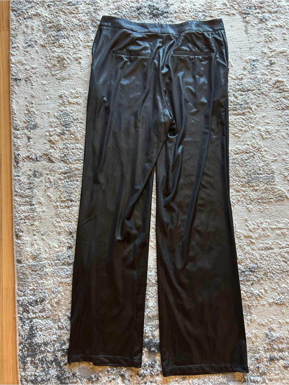 Women’s Black Wide-Leg Dress Pants with Stretch